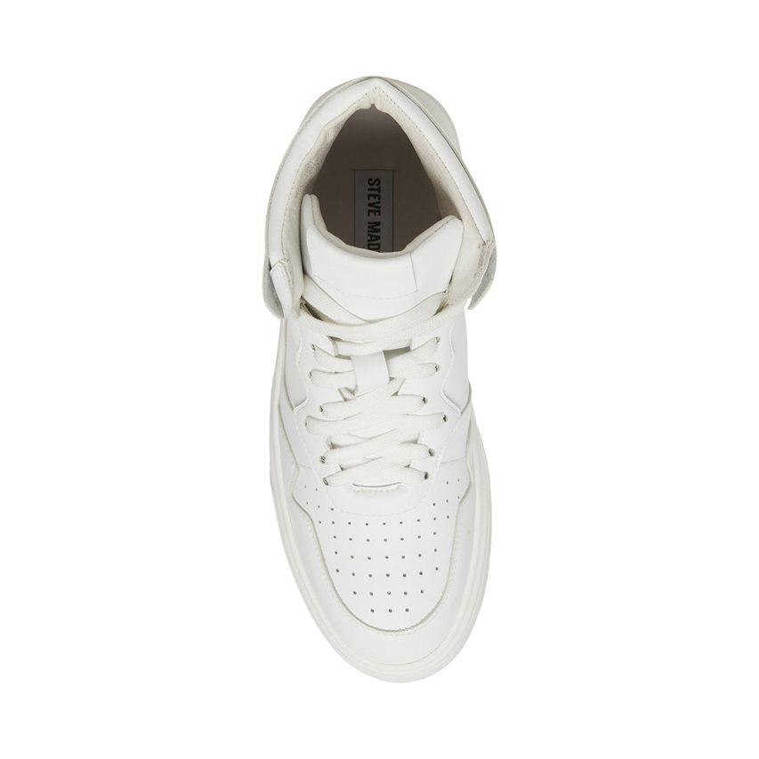 Zapatillas Steve Madden Jorgee-h Cuero Hombre Blancas | ES OKS203